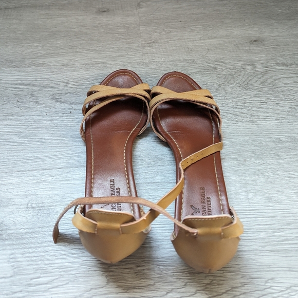 American eagle brown strappy sandals size 8 - Picture 5 of 5